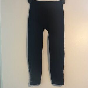 Black Leggings w/ Stylish Hardware